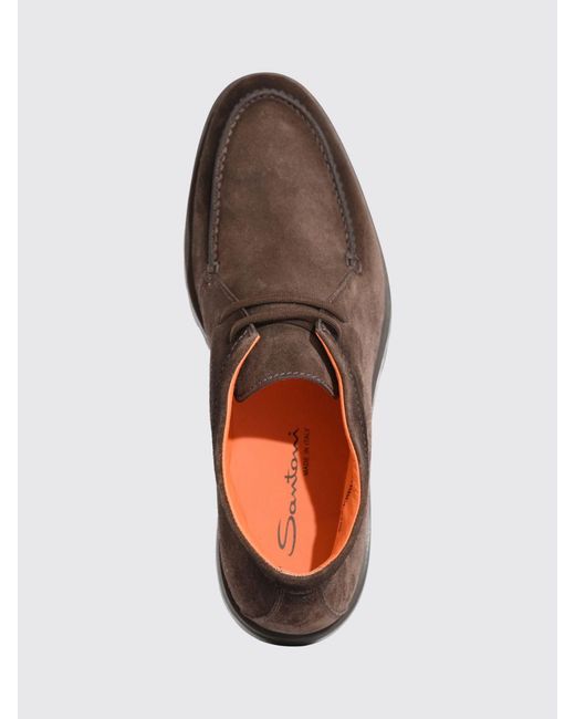 Santoni Brown Boot for men