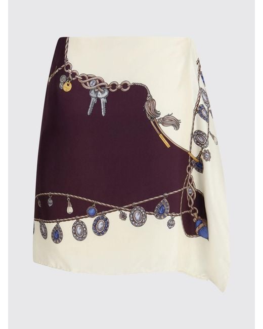 Versace Purple Skirt