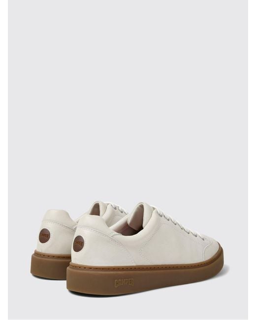 Camper White Runner Twentyfive Leather Sneakers for men