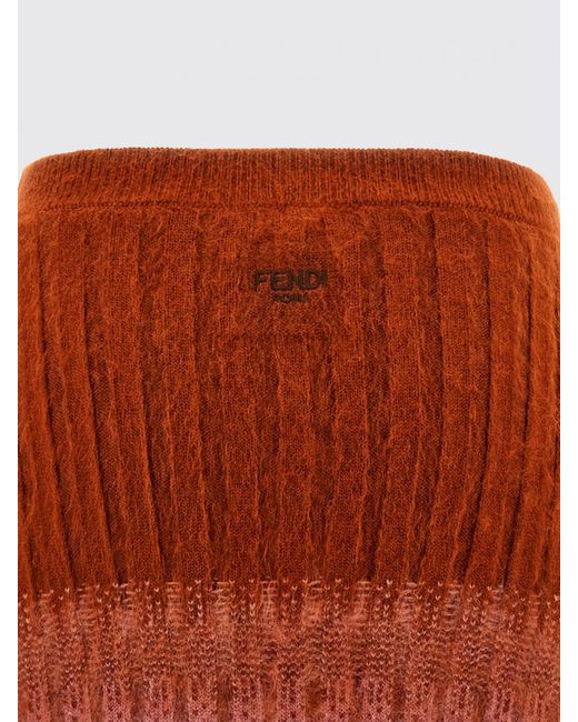 Fendi Multicolor Knit Skirt