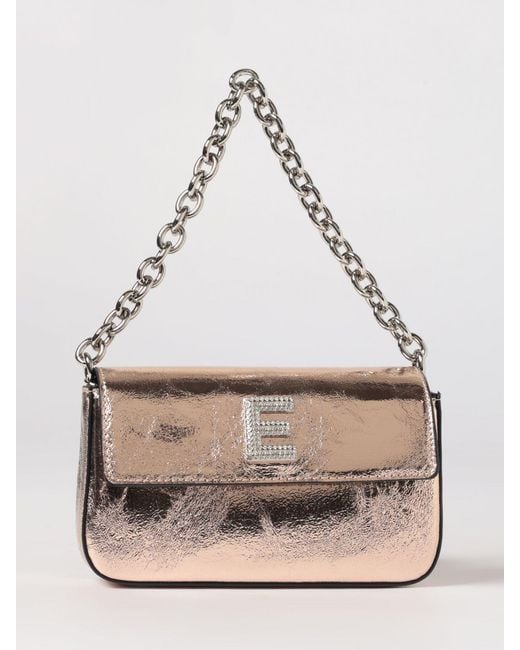 ERMANNO FIRENZE Natural Laminated Leather Bag