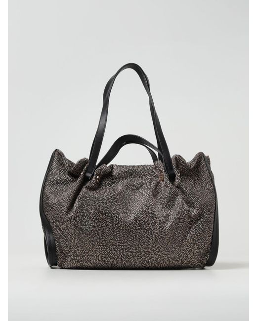 Borbonese Gray Shoulder Bag