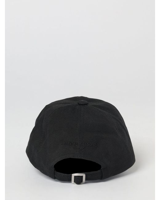 Maison Kitsun&Eacute Cappello di Maison Kitsuné in Black