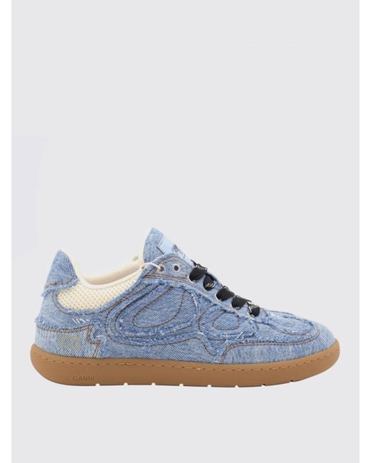 Ganni Blue Sneakers