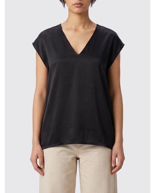 Thom Krom Black Viscose Top