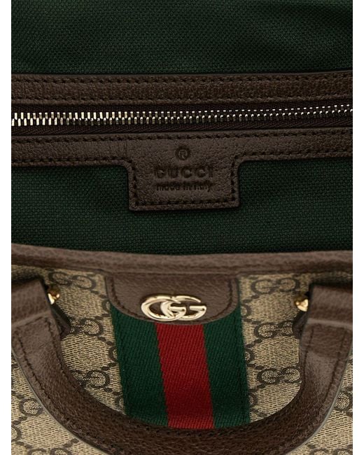 Gucci Multicolor Ophidia Gg Supreme Mini Handbag With Shoulder Strap