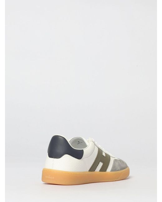 Hogan White Cool Leather Sneakers for men