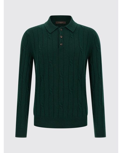 Zanone Green Polo Shirt for men