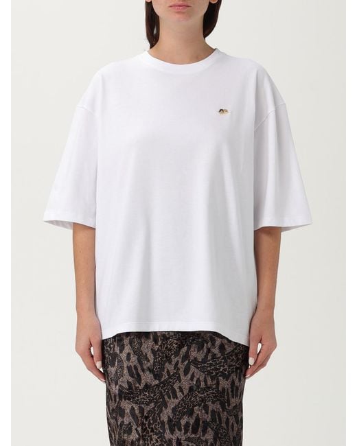 Fiorucci White Oversized Cotton T-Shirt With Logo