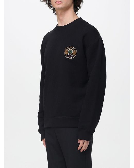 Valentino Blue Crewneck Sweatshirt With Logo for men