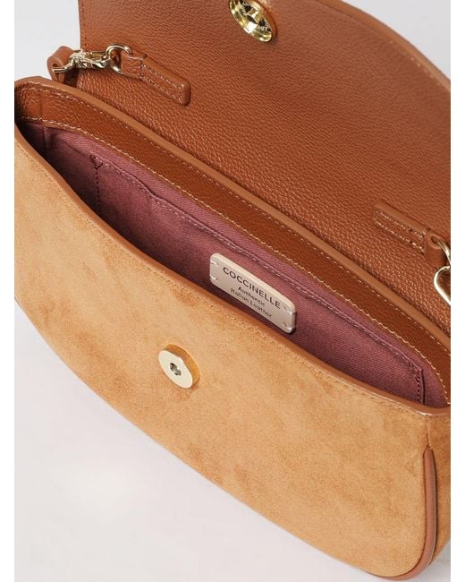 Coccinelle Brown Mavery Mini Suede Bag