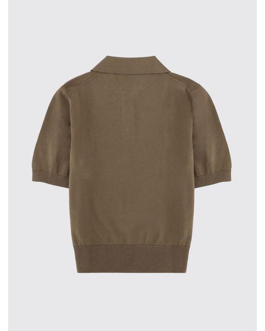 A.P.C. Blue Cotton Knit Polo Shirt