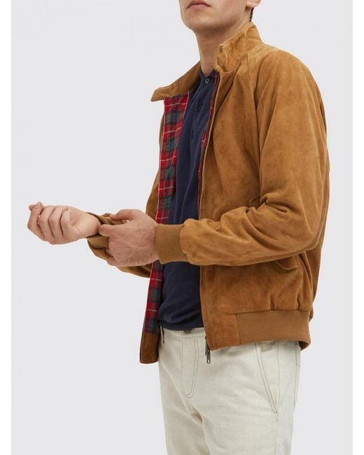 Baracuta Natural Suede Jacket for men