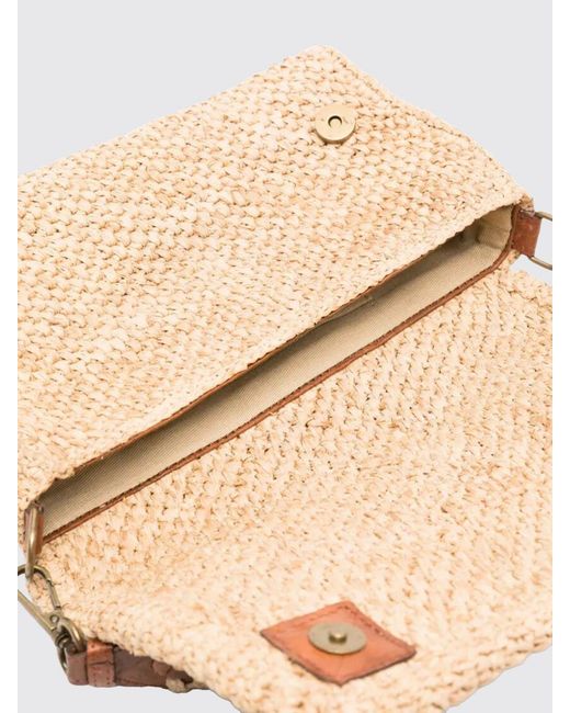 IBELIV Natural Opera Raffia Bag