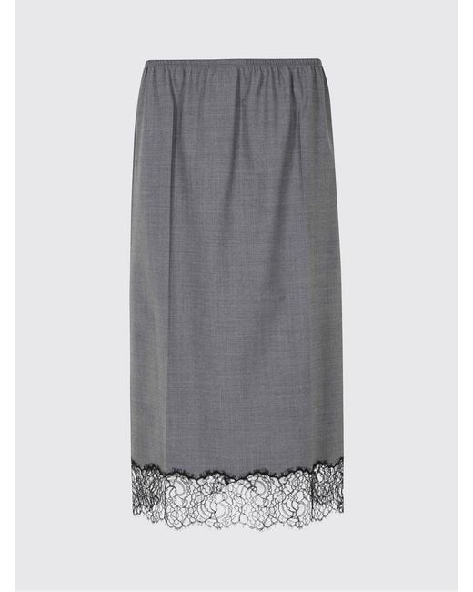 Semicouture Gray Skirt