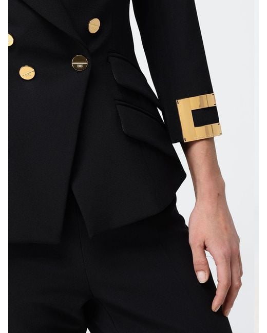 Elisabetta Franchi Black Jacket
