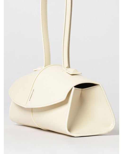 Jil Sander Natural Linea Lambskin Shoulder Bag