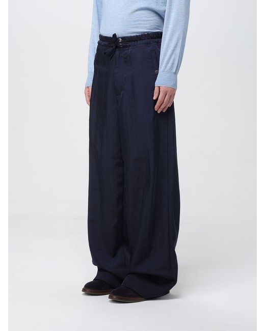 Dries Van Noten Blue Trousers for men