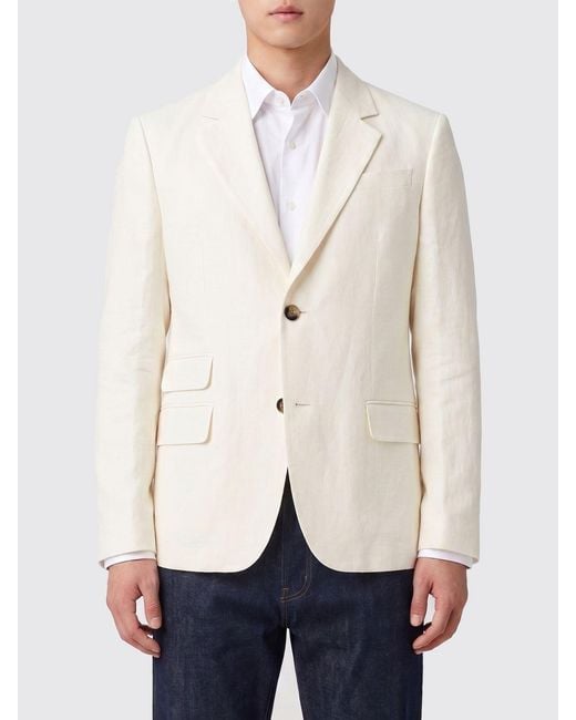 AMI Natural Single-Breasted Blazer for men