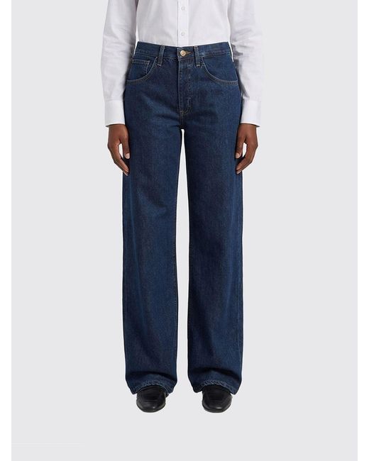 Dondup Blue Straight Denim Jeans