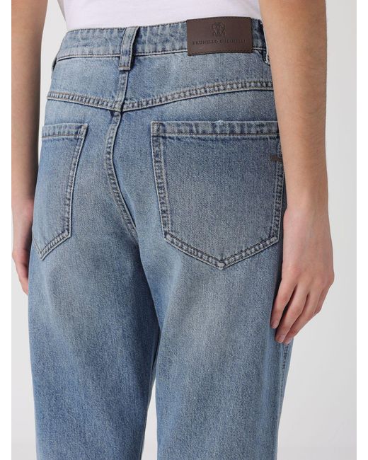 Brunello Cucinelli Blue Regular Fit Denim Jeans