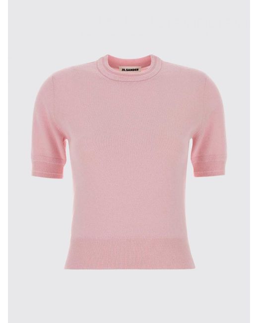Jil Sander Pink Virgin Wool Knit