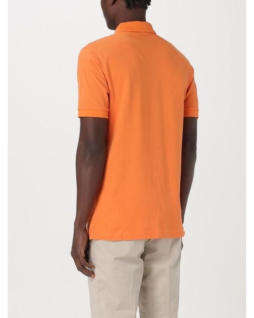 Fay Orange Polo Shirts for men