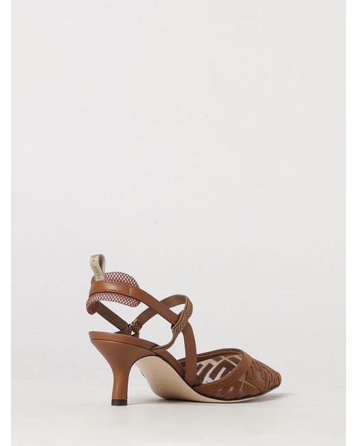 Fendi Brown High Heel Shoes