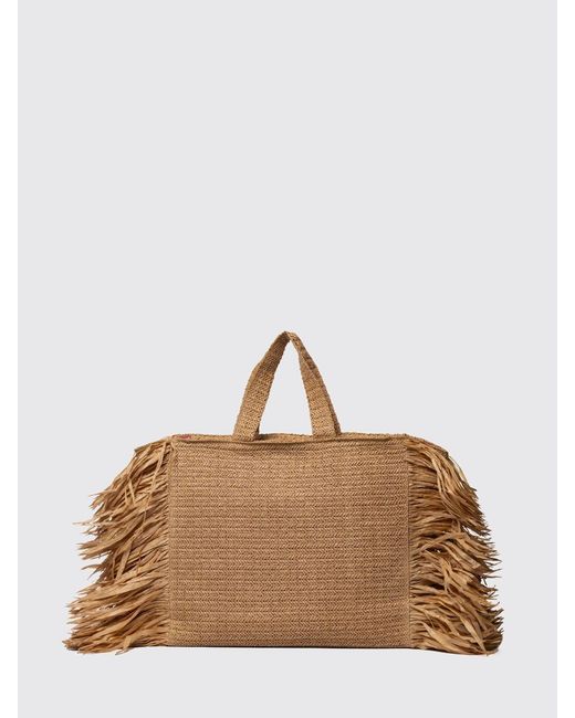 Secret Pon-pon Brown Shoulder Bag