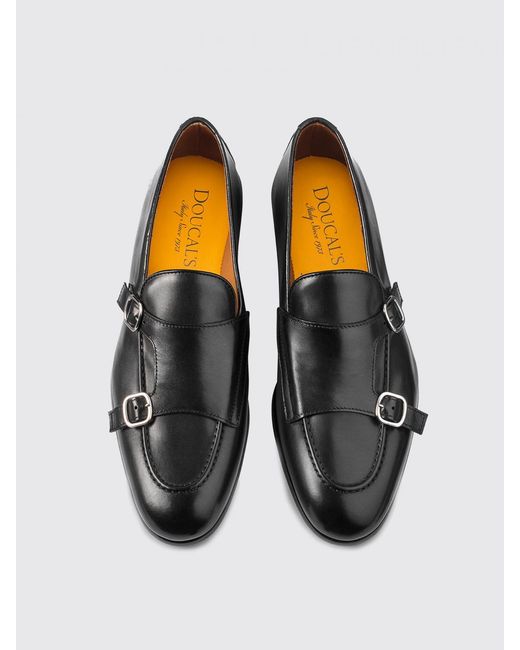Doucal's Black Loafers for men