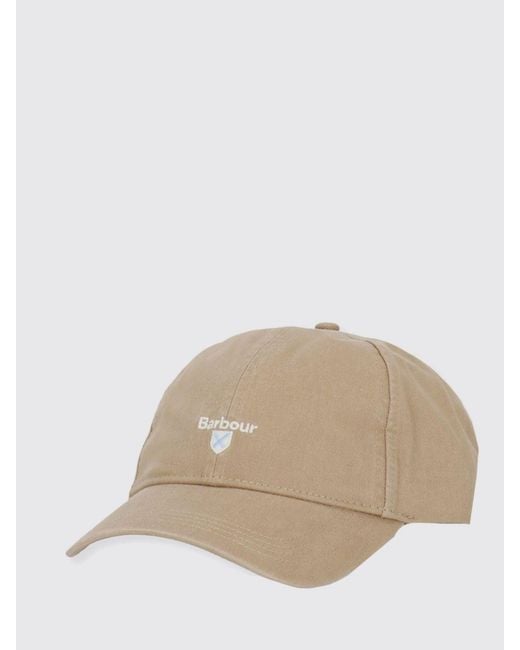 Barbour Natural Cascade Cotton Hat With Embroidered Logo for men