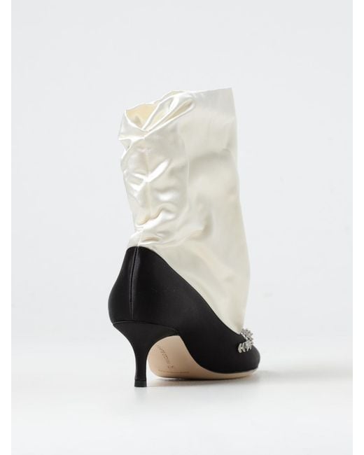 Manolo Blahnik White Shoes