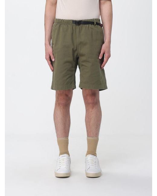 Gramicci Green Cotton Drawstring Shorts for men