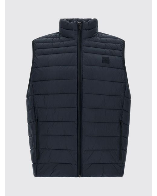 Boss Blue Odeno Padded Gilet for men