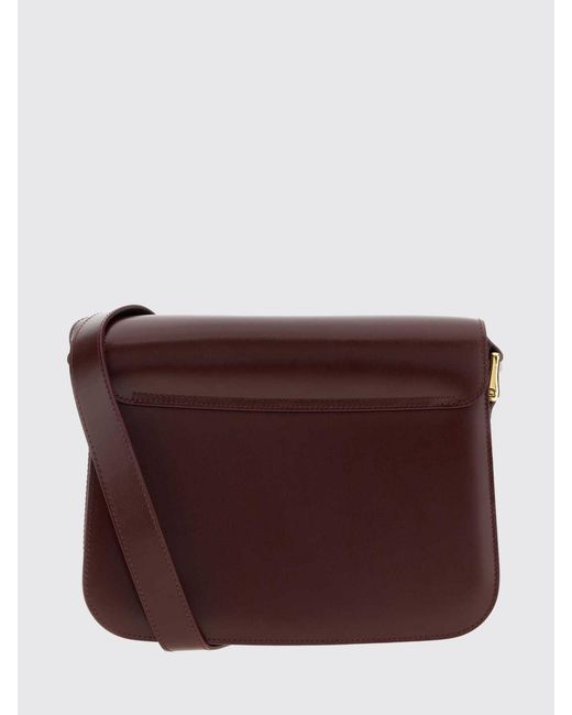 A.P.C. Brown Grace Crossbody Bag