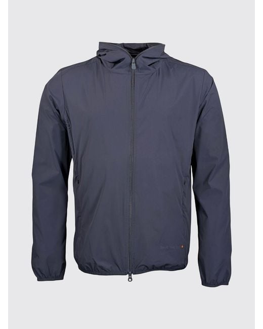 Save The Duck Blue Nylon Windbreaker for men