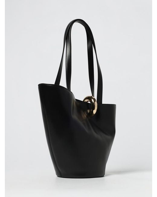 Jacquemus Black Bambola Medium Leather Bag