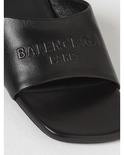 Balenciaga Black Sandalen mit absatz
