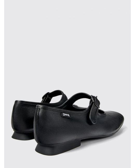Camper Black Ballet Pumps