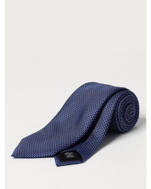 Cravate Zegna pour homme en coloris Blue