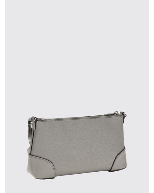 Michael Kors Gray Murphy Leather Crossbody Bag