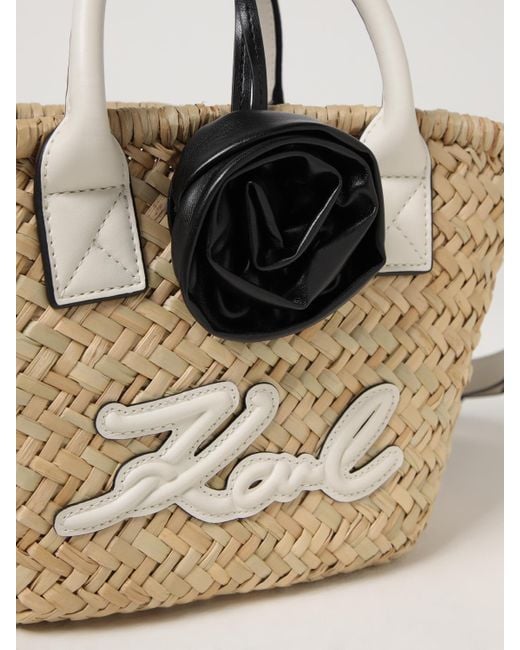 Karl Lagerfeld Metallic Tote Bags