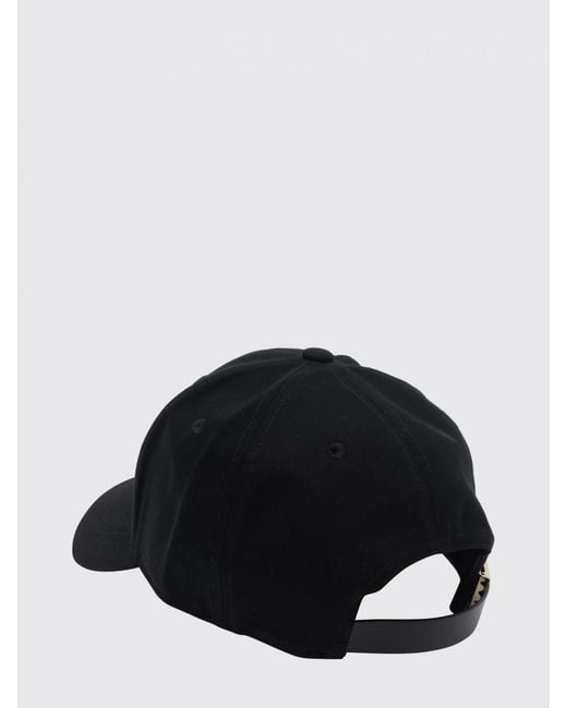 Moose Knuckles Black Cotton Twill Baseball Cap With Logo And Adjustable Strap for men