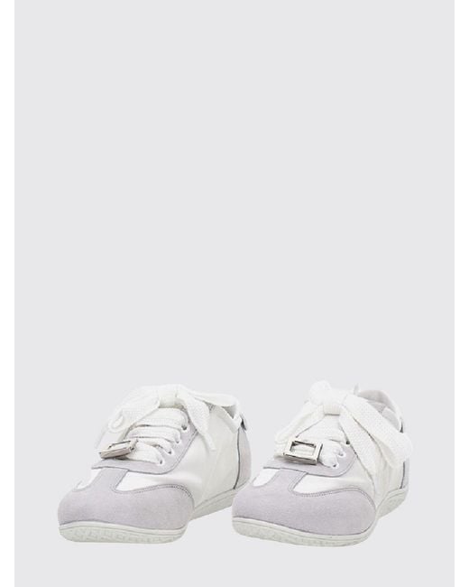Roger Vivier White Viv Low Sneakers