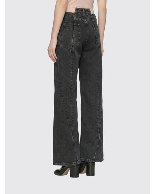Maison Margiela Black Cotton Denim Jeans