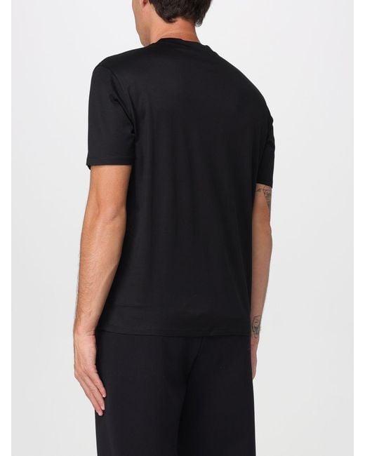 Emporio Armani Black Polo Shirt for men