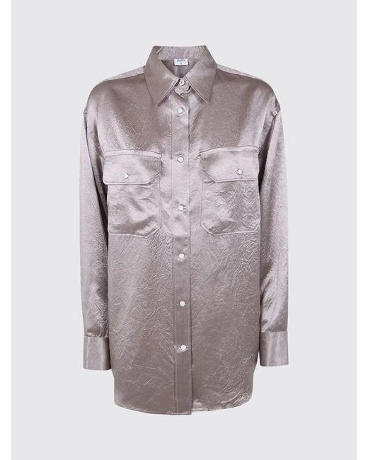 Filippa K Gray Satin Shirt