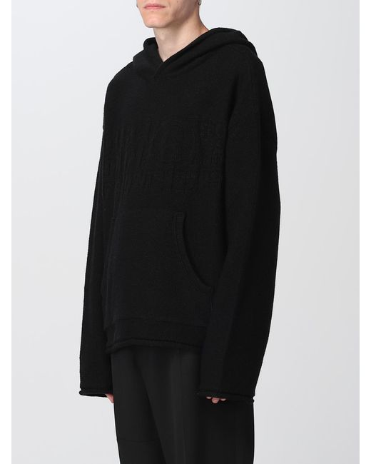 MM6 by Maison Margiela Black Sweatshirt for men