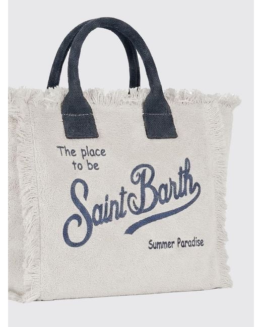 Mc2 Saint Barth Multicolor Colette Cotton Terry Bag With Embroidered Logo