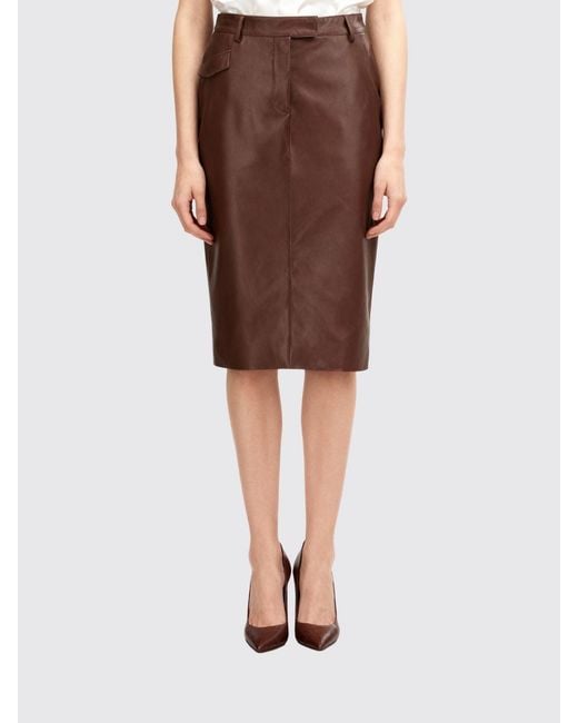 GIUSEPPE DI MORABITO Brown Skirt
